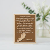 トレ考えオの挑発引用文 ポストカード (スタンド正面)