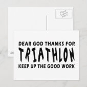 トレ親愛ス感謝していロンの神 ポストカード (正面/裏面)