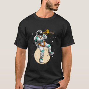 トロおもしろいンボンアート女子男性へトロンボーン Tシャツ