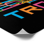 トロおもしろいンボン – スライドで実行 ポスター (角)