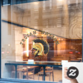 トロイの木馬の国のウィンドウが閉まる ウィンドウサイン (カフェ窓)