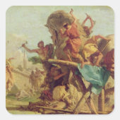 トロイの木馬の建物, c.1760 スクエアシール (正面)