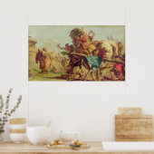 トロイの木馬の建物, c.1760 ポスター (キッチン)