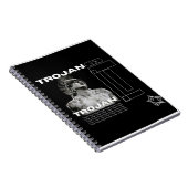 トロイの木馬の強い渦巻き型ノートブック ノートブック (右側)