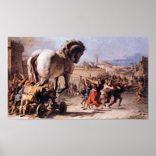 トロイの木馬の行列 ポスター (正面)