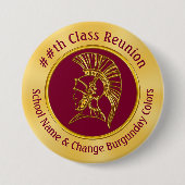 トロイの木馬クラスの懇親会ギフト好意、あなたの色 缶バッジ (正面)