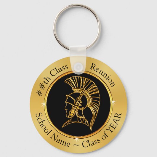 トロイの木馬クラス懇親会キーホルダーのテキストと色 キーホルダー (裏面)