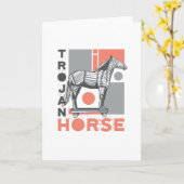 トロイの木馬 カード (黄色い花)