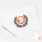 トロイの木馬 ラウンドシール (封筒)