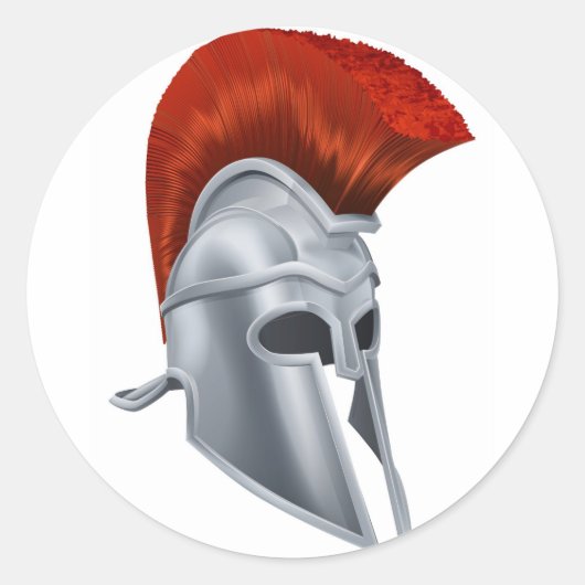 トロイの木馬 ラウンドシール (正面)