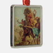 トロイの木馬、c.1760の建物 メタルオーナメント (右)