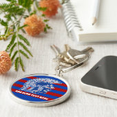 トロイアの木馬ケノシャ·ウィスコンシン キーホルダー (側面)