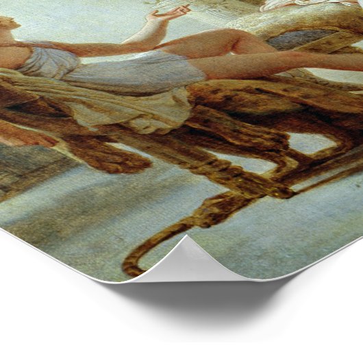 トロイアの災害の悲惨さを告げる天使 ポスター (角)