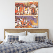 トロイア軍がギリシア軍キャンプに侵入 キャンバスプリント (インサイチュ (寝室))