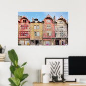 トロイカラフルス・フランスの建物ポスター ポスター (ホームオフィス)