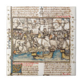 トロイ戦争の戦い タイル (正面)