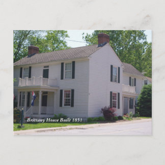トロイ066ブリタニーハウス建設1851 ポストカード