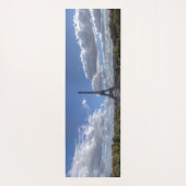 トロカデロからエッフェルタワーのパノラマの景色 ヨガマット (裏面)