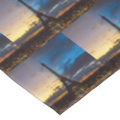 トロカデロからエッフェル塔の上の夜から日 テーブルクロス (アングル)