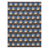 トロカデロからエッフェル塔の上の夜から日 テーブルクロス (正面)