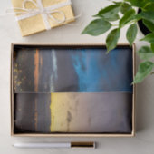 トロカデロからエッフェル塔の上の夜から日 薄葉紙 (ギフト)