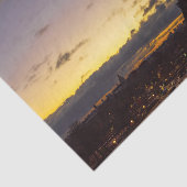 トロカデロからエッフェル塔の上の夜から日 薄葉紙 (詳細)