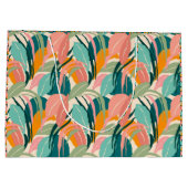 トロカラフルピカル：スイングパームズ抱き枕 ラージペーパーバッグ (裏面)