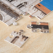 トロギルの聖ローレンスタワー大聖堂-クロアチア ジグソーパズル (側面)