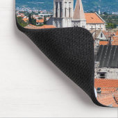 トロギール歴史都市 – ダルマティア,クロアチア マウスパッド (コーナー)