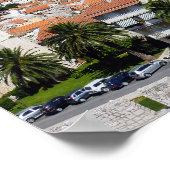 トロギール海底遊歩道 – ダルマティア，クロアチア ポスター (角)