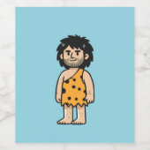 トロク洞窟人 ワインラベル (シングルラベル)