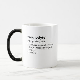 トログロディおもしろいテ – 定義カービングのspeleology モーフィングマグカップ