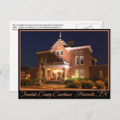 トロスデールカウンティコートハウスハートスビル， TN ポストカード (正面/裏面)