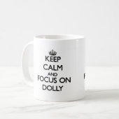 トロッコの平静そして焦点を保って下さい コーヒーマグカップ (正面左)