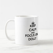 トロッコの平静そして焦点を保って下さい コーヒーマグカップ (左)