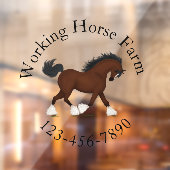 トロッティングクリーデールホースサーキュラーカスタム文字 ウィンドウサイン (シート2)