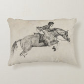 トロッティングホースホリデークリスマス アクセントクッション (正面)