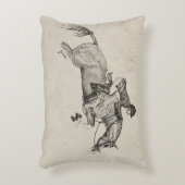 トロッティングホースホリデークリスマス アクセントクッション (正面(垂直))