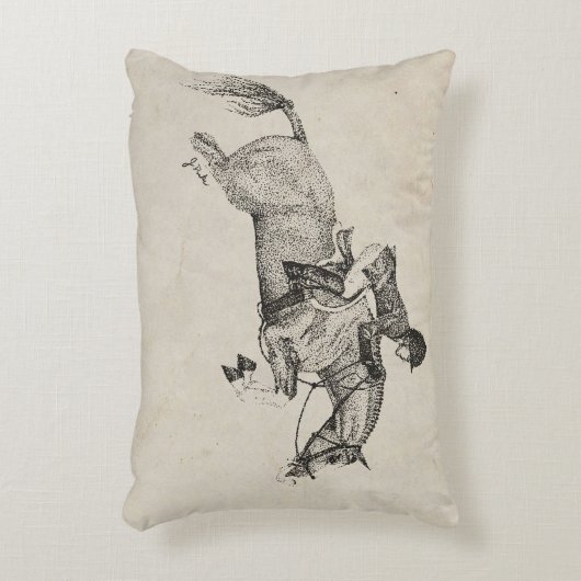 トロッティングホースホリデークリスマス アクセントクッション (正面(垂直))