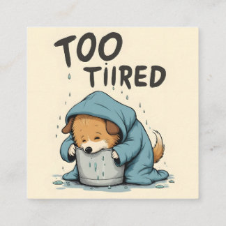 トロップフェティゲ注ぐce PNGおもしろい、グースコーヒDesign スクエア名刺