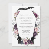 トロネスドラゴン中世ゴシック結婚式招待状