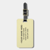 トロピかわいらしカルリーフレッツゴー引用文 |荷物タグ ラゲッジタグ (正面縦)