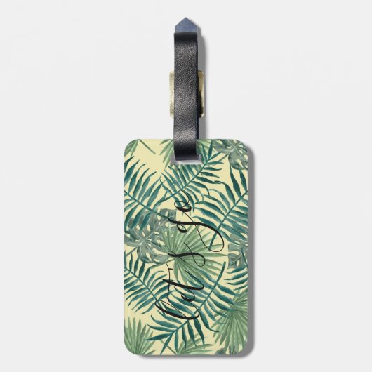 トロピかわいらしカルリーフレッツゴー引用文 |荷物タグ ラゲッジタグ (裏面縦)