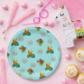 トロピアプレートアクア ペーパープレート (パーティー)