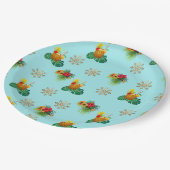 トロピアプレートアクア ペーパープレート (アングル)