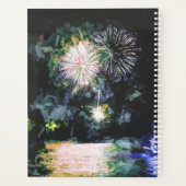 トロピエレガントカルアイランドウォーターカラーマイイベントカスタム プランナー手帳 (裏面)