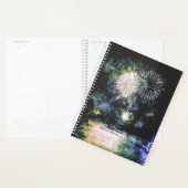 トロピエレガントカルアイランドウォーターカラーマイイベントカスタム プランナー手帳 (ディスプレー)