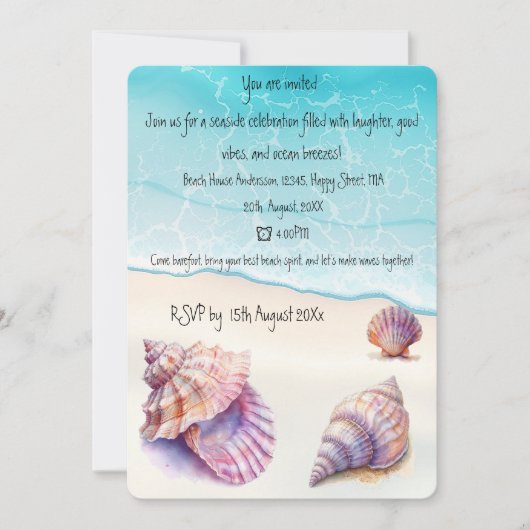 トロピエレガントカルビーチシーシェル真珠航海の (正面)