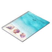 トロピエレガントカルビーチシーシェル真珠航海の ノートブック (左側)