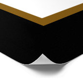 トロピエレガントカル金ゴールドパーム結婚ツリー歓迎 ポスター (角)